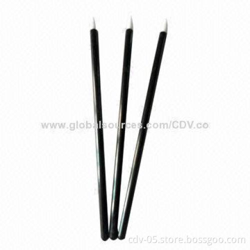 Lip gross applicators, made of plastic handle with synthetic hair, various colors are available